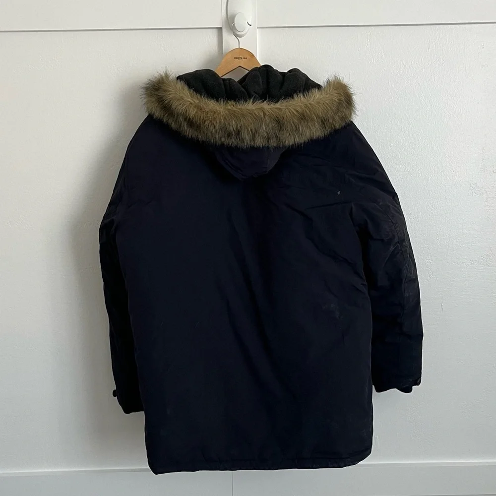 J. Crew Nordic Field Parka Navy Coat Jacket